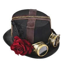 Steampunk Top Hat DIY Fedora Goggles