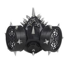 Steampunk Gas Mask Rivets Steel Cyberpunk Respirator