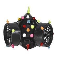 Steampunk Gas Mask Multi Colors Rivets Studs