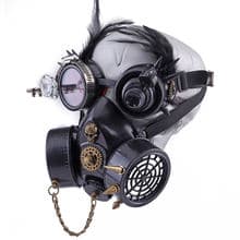 Steampunk Gas Mask Respirator Skull Mask Goggles