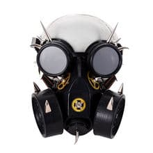 Steampunk Gas Mask Rivets Retro Goggles Industrial