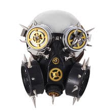 Steampunk Gas Mask Rivet Goggles Respirator