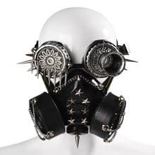 Steampunk Gas Mask Spikes With Goggles